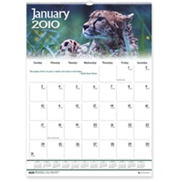House of Doolittle HOD3732 Wall Calendar- Wildlife- 12-Mth- Jan-Dec- Wire Bound- 12in.x16-.50in., House Of Doolittle, Mfr#: 3732